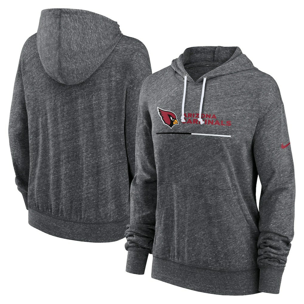 Arizona Cardinals Nike Women's Team Spirit Gym Vintage Lightweight Hoodie Top