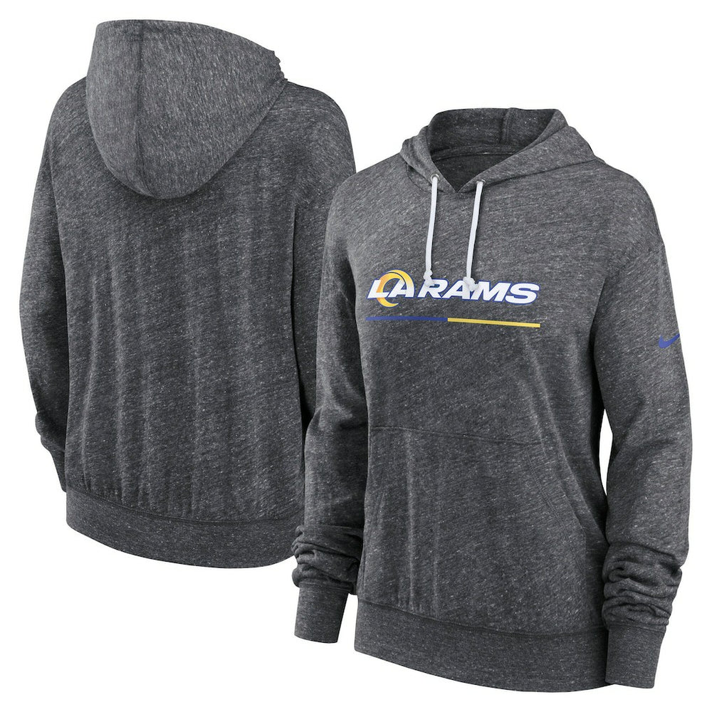 Los Angeles Rams Nike Women's Team Spirit Gym Vintage Lightweight Hoodie Top