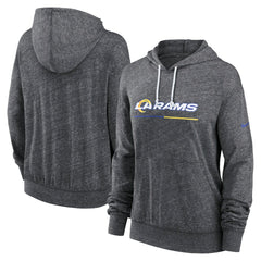 Los Angeles Rams Nike Women's Team Spirit Gym Vintage Lightweight Hoodie Top