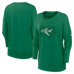 New York Jets Nike Women's Rewind Playback Icon Performance Pullover Sweatshirt