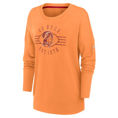 Tampa Bay Buccaneers Nike Women's Rewind Playback Icon Performance Pullover Sweatshirt