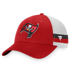 Tampa Bay Buccaneers Fanatics Iconic Team Stripe Trucker Snapback Hat