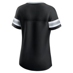 Las Vegas Raiders Fanatics Women's Original State Lace-Up T-Shirt