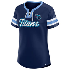 Tennessee Titans Fanatics Women's Original State Lace-Up T-Shirt