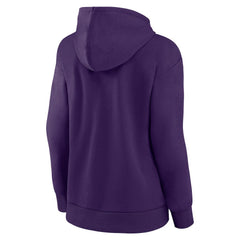 Baltimore Ravens Fanatics Women's Iconic Cotton Fleece Checklist Pullover Hoodie