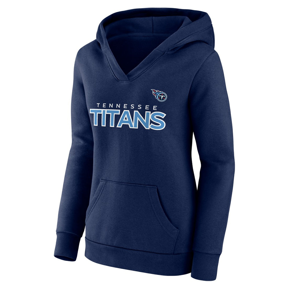 Tennessee Titans Fanatics Women's Iconic Cotton Fleece Checklist Pullover Hoodie