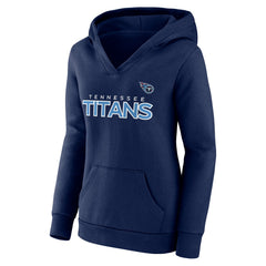 Tennessee Titans Fanatics Women's Iconic Cotton Fleece Checklist Pullover Hoodie