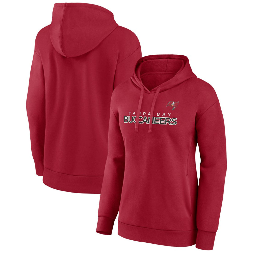 Tampa Bay Buccaneers Fanatics Women's Iconic Cotton Fleece Checklist Pullover Hoodie