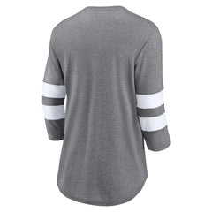 Cleveland Browns Fanatics Women's Primary Logo 3/4 Sleeve Scoop Neck T-Shirt