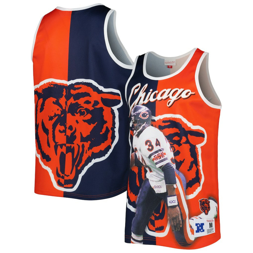 Chicago Bears Mitchell & Ness Walter Payton Retired Player Graphic Tank Top