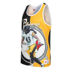 Pittsburgh Steelers Mitchell & Ness Troy Polamalu Retired Player Graphic Tank Top