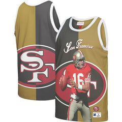 San Francisco 49ers Mitchell & Ness Joe Montana Retired Player Graphic Tank Top