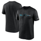 Carolina Panthers Nike Horizontal Lockup Legend Performance T-Shirt