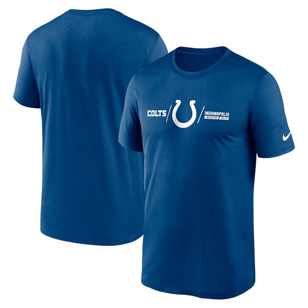 Indianapolis Colts Nike Horizontal Lockup Legend Performance T-Shirt