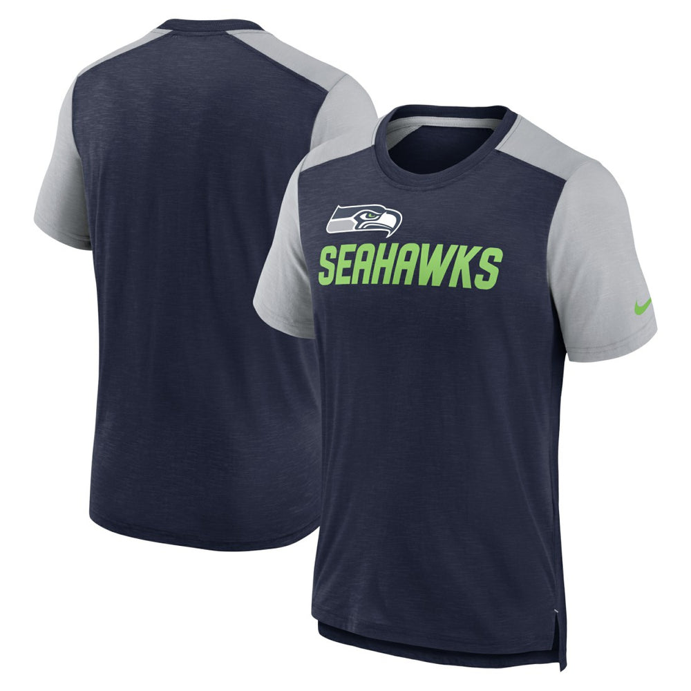 Seattle Seahawks Nike Color Block Team Name T-Shirt