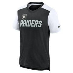 Las Vegas Raiders Nike Color Block Team Name T-Shirt