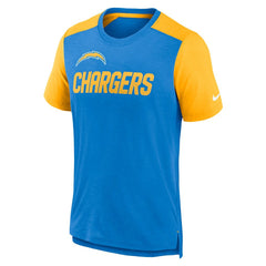 Los Angeles Chargers Nike Color Block Team Name T-Shirt