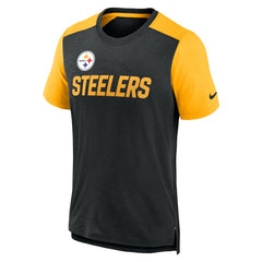 Pittsburgh Steelers Nike Color Block Team Name T-Shirt
