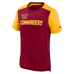 Washington Commanders Nike Color Block Team Name T-Shirt