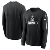 New Orleans Saints Nike Team Slogan Long Sleeve T-Shirt