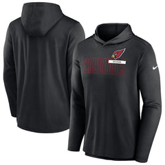 Arizona Cardinals Nike Lightweight Performance Hooded Long Sleeve T-Shirt