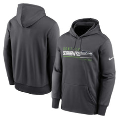 Seattle Seahawks Nike Prime Logo Name Split Pullover Hoodie
