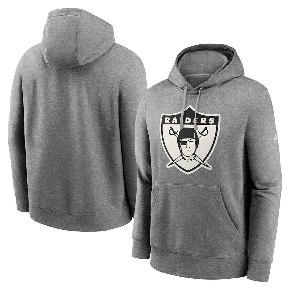 Las Vegas Raiders Nike Oakland Raiders Rewind Club Fleece Pullover Hoodie