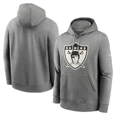 Las Vegas Raiders Nike Oakland Raiders Rewind Club Fleece Pullover Hoodie