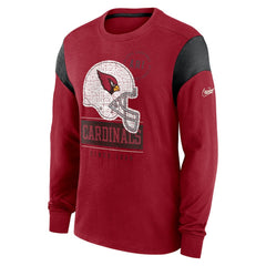 Arizona Cardinals Nike Rewind Playback Helmet Long Sleeve T-Shirt