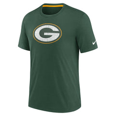 Green Bay Packers Nike Rewind Playback Logo Tri-Blend T-Shirt