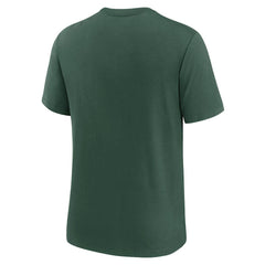 Green Bay Packers Nike Rewind Playback Logo Tri-Blend T-Shirt