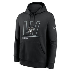 Las Vegas Raiders Nike City Code Club Fleece Pullover Hoodie