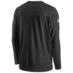 New Orleans Saints Nike Sideline Lockup Performance Pullover Sweatshirt