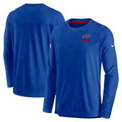 Buffalo Bills Nike Sideline Lockup Performance Pullover Sweatshirt