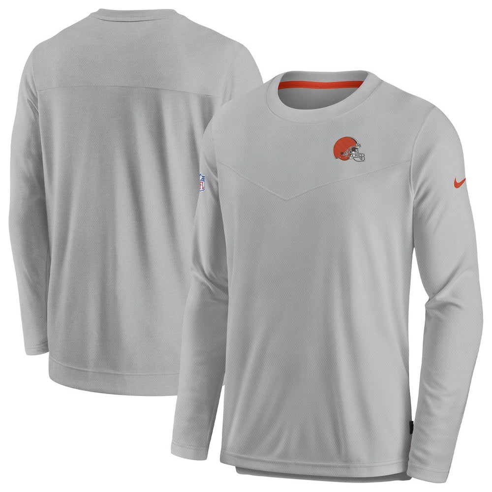 Cleveland Browns Nike Sideline Lockup Performance Pullover Sweatshirt