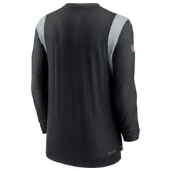 Las Vegas Raiders Nike Sideline Tonal Logo Performance Player Long Sleeve T-Shirt