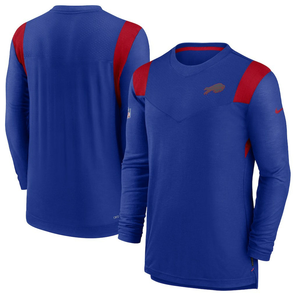 Buffalo Bills Nike Sideline Tonal Logo Performance Player Long Sleeve T-Shirt
