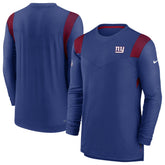New York Giants Nike Sideline Tonal Logo Performance Player Long Sleeve T-Shirt