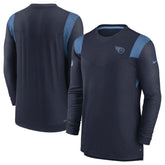 Tennessee Titans Nike Sideline Tonal Logo Performance Player Long Sleeve T-Shirt