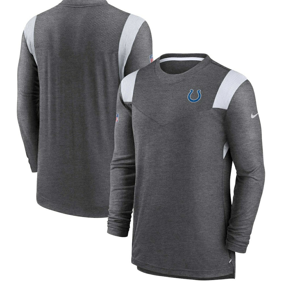 Indianapolis Colts Nike Sideline Tonal Logo Performance Player Long Sleeve T-Shirt