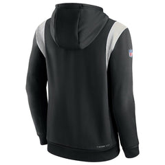 New Orleans Saints Nike Sideline Athletic Stack Performance Pullover Hoodie
