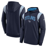 Tennessee Titans Nike Sideline Athletic Stack Performance Pullover Hoodie