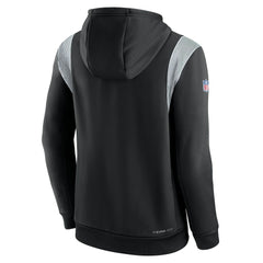 New York Jets Nike Sideline Athletic Stack Performance Pullover Hoodie