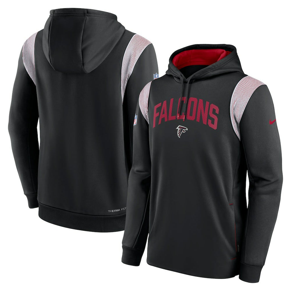 Atlanta Falcons Nike Sideline Athletic Stack Performance Pullover Hoodie