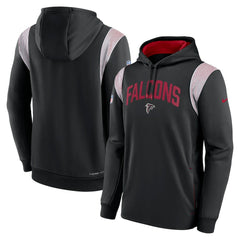 Atlanta Falcons Nike Sideline Athletic Stack Performance Pullover Hoodie