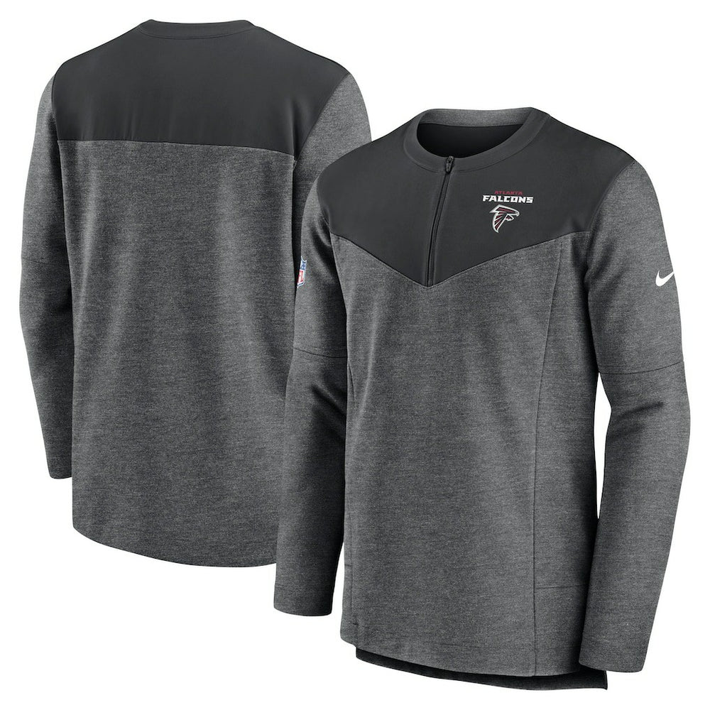 Atlanta Falcons Nike Sideline Lockup Performance Quarter-Zip Top