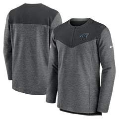 Carolina Panthers Nike Sideline Lockup Performance Quarter-Zip Top