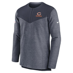 Chicago Bears Nike Sideline Lockup Performance Quarter-Zip Top