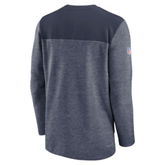 New England Patriots Nike Sideline Lockup Performance Quarter-Zip Top