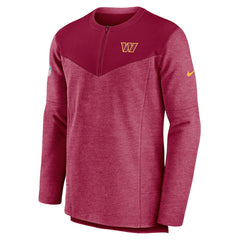 Washington Commanders Nike Sideline Lockup Performance Quarter-Zip Top